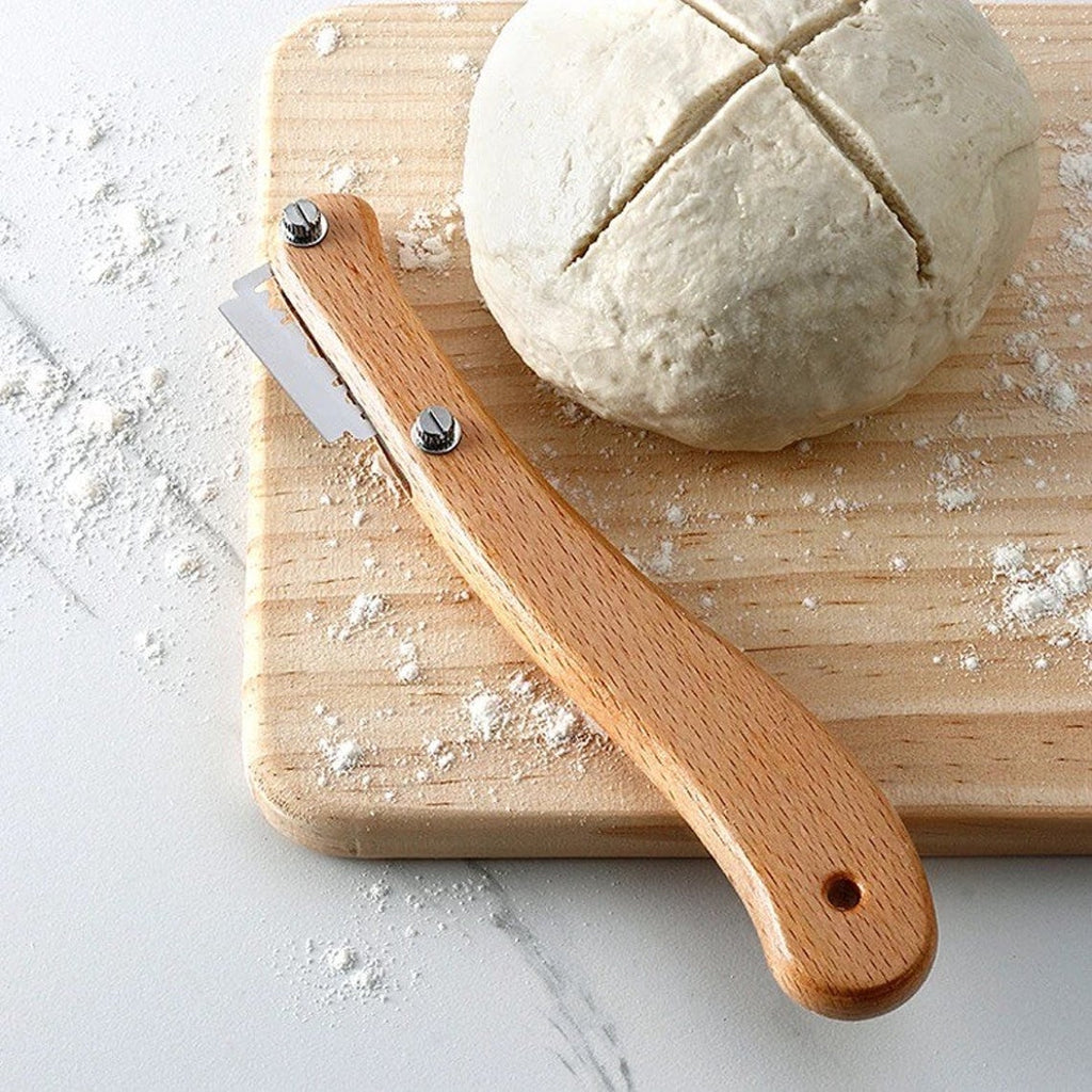 Wooden Handle Sourdough Bread Scoring Lame Bread Slashing - Temu